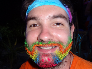 rainbow beard